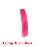 0.8mm X 7m Rose