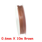 0.6mm X 10m Brown