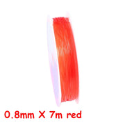 0.8mm X 7m red