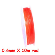 0.6mm X 10m red