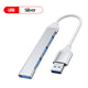 USB White Silver