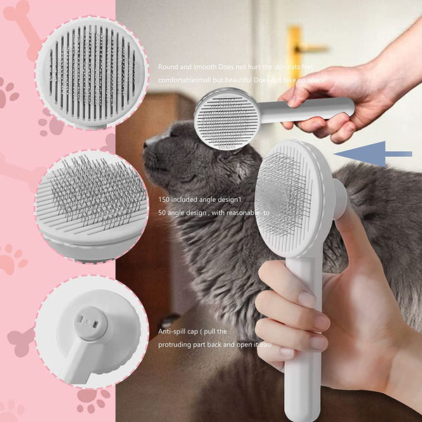 Cat Brush Pet Grooming Brush for Cats Pets Hair Removal Comb Puppy Kitten Grooming Accessories