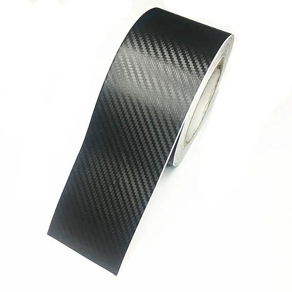 3D Nano Carbon Fiber Car Sticker Paste Protector Strip Auto Door Sill Side Mirror Anti Scratch Tape Waterproof Protection Film