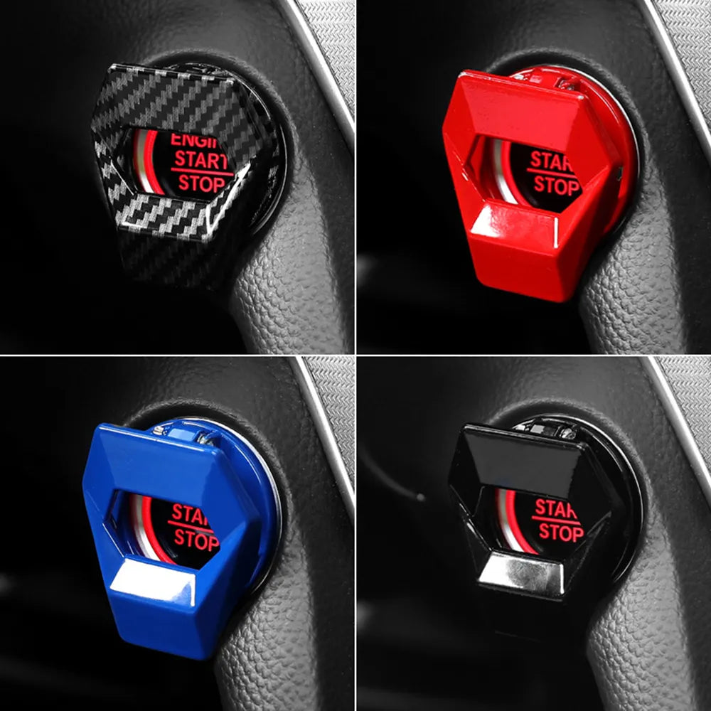 Car Engine Start Stop Switch Button Styled Decoration