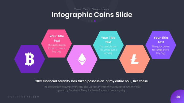 EASTER SALE! Crypto Currency/Bitcoin POWERPOINT TEMPLATE