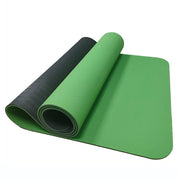 TPE yoga mat green/black