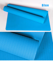 TPE Yoga Mat Blue