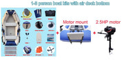 Boat with Air deck floor+Accessories+motor