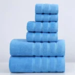 Soft Towels Sets for Spa 100% Cotton Terry Luxury Bath Towel Hotel  3Pieces Bath Towel Sets