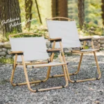 Lightweight Aluminum Alloy Bracket Folding Chair Garden Beach Portable Outdoor Camping Chair