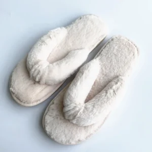 Factory Winter Wholesale slippers Non-slip Fluffy Furry Fur Slide Faux Womens Ladies Fur Flip Flops