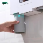 Auto Bathroom Wall Mount Automatic Toothpaste Dispenser Toothbrush Holder Set Squeezer for Children and Adults