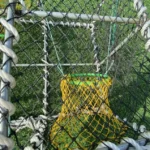 HDPE Aquaculture Trap Cage Square Ocean Crab Pot Fish Bait Trap Multifilament Style Features Metal Coating Frame