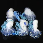 Saltwater Fishing Cast Net Easy Throw Hand Cast Net Strong Nylon/Tire Line Mesh Spin Bait Trap with Sink