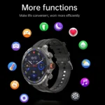 4G LTE Smartwatch for Men – Android/iOS, Full-Touch Fitness Watch