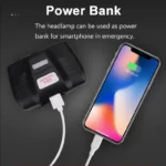 Ultra Bright Headlamp Head Light USB Rechargeable Waterproof Headlight 3 Modes Head Lamp for Outdoor Camping Hiking Fishing