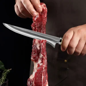 XITUO 7Layer Composite 440C Steel Boning Knife Professional Grade Boning Fillet Knife 6-Inch Boning Knife Resin Honeycomb Handle