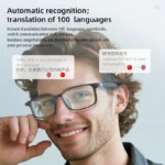 2025 Ultra-Lightweight Detachable AI Translation Smart Glasses Reading Music Supported Smart Wearable Headset