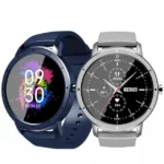 Waterproof Smartwatch O₂ & Health Monitor | Round Touch Screen