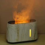 Volcano Essential Oil Aromatherapy 3d Flame Aroma Diffuser LED Light Humidifier with Flame