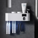 Automatic Toothpaste Squeezer Dispenser UV Toothbrush Holder Bathroom Accessories