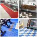 Pure PVC Non-slip Hollow Drainage Vinyl Grid Shower Bath Tub Floor Indoor Outdoor Mats