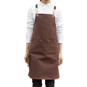 Waterproof Canvas Printing Apron Cafe Waist Aprons