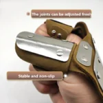 Slingshot Fish Shooting Fish Handguard Fish Dart Fishing Reel Wristband Handguard Cowhide Steel Plate Handguard