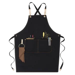 Waterproof Canvas Printing Apron Cafe Waist Aprons