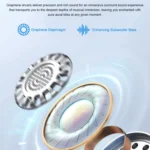 New Innovations1.53 Inch IPS True Color Screen 2 in 1 Wireless Earphone Support Sedentary Reminder  GT95 Smart Watch