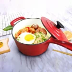 34.5Cm Milk Pot Cooking Saucepan Stock Pots 1.9L Non-Stick Mini Soup Pot With Cover Induction Cooker Cookware