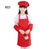 Red(Apron+Oversleeve+Hat)