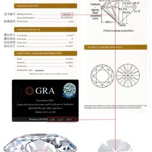 S925 Silver Rhodium Plated 2ct D VVS Round Cut Moissanite Diamond Women Engagement Wedding Ring