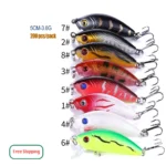 100pcs Minnow Lures Fishing Free Shipping Hard Minnow Fishing Lures