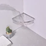 Stainless Steel 304 Durable Black Bathroom Shelves Corner Shower Caddy