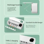 New Design Home Wall Mounted Toothbrush Sterilization Holder Home Edition Air Dry Toothbrush Holder