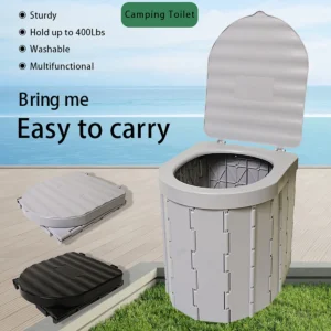 Eco-Friendly Portable Toilet Rack Organizer Foldable for Outdoor Camp & Bathroom for Camping & Hiking Products