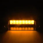 8 LED 12 V Strobe Light Car Flashing Warning Emergency Windshield Unit 3 Mode Strobe Light Lamp