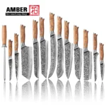 6inch Japanese Kitchen Knife 67 Layers Damascus Steel Fish Fillet Knife Wooden Handle Boning Knives