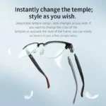 2025 Ultra-Lightweight Detachable AI Translation Smart Glasses Reading Music Supported Smart Wearable Headset