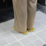 Pure PVC Non-slip Hollow Drainage Vinyl Grid Shower Bath Tub Floor Indoor Outdoor Mats