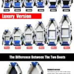 175 cm Rubber Anti-Flood Inflatable Rowing Boat Drifting Raft Dinghy Outdoor Fishing Diving Wood Floor Kayak