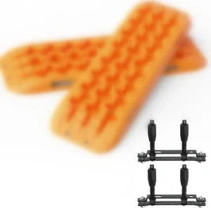 Off-Road Recovery Gear for 4x4 Vehicles Traction Board Mount Snow Sand Tracks SUV Recovery Kit Recovery Track Mounting Kit