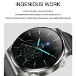 Health Smart Bracelet – Blood Pressure & SpO₂ Monitor, Bluetooth Calls & Music