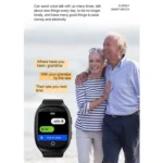 4G GPS Smartwatch with WiFi Elderly Safety Tracker, SOS Emergency Alert, Blood Pressure & Heart Monitoring, Android Watch Phone