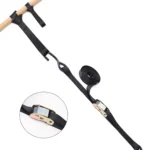 1 Inch Polyester Cargo Lashing Belt With S Hook Ratchet Tie Down Strap for Car Emergency Towing