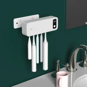 High Quality OEM/ODM Toothbrush Holder Cover Rechargeable Anti Bacterial Kills 99.9% of Germs Toothbrush Sterilizer for Family