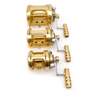Tuna Ocean Boat Drum Fishing Reel Big Game Trolling Reel and Rod Combo for Saltwater