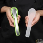 Reusable Stainless Steal Portable Flatware Set Spoon Fork Knife Custom Travel Cutlery with Box