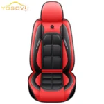 All Inclusive  Cover Full Leather Car Seat Cushion Single Seat Driver and Passenger Seat Cover All Season Universal Pad